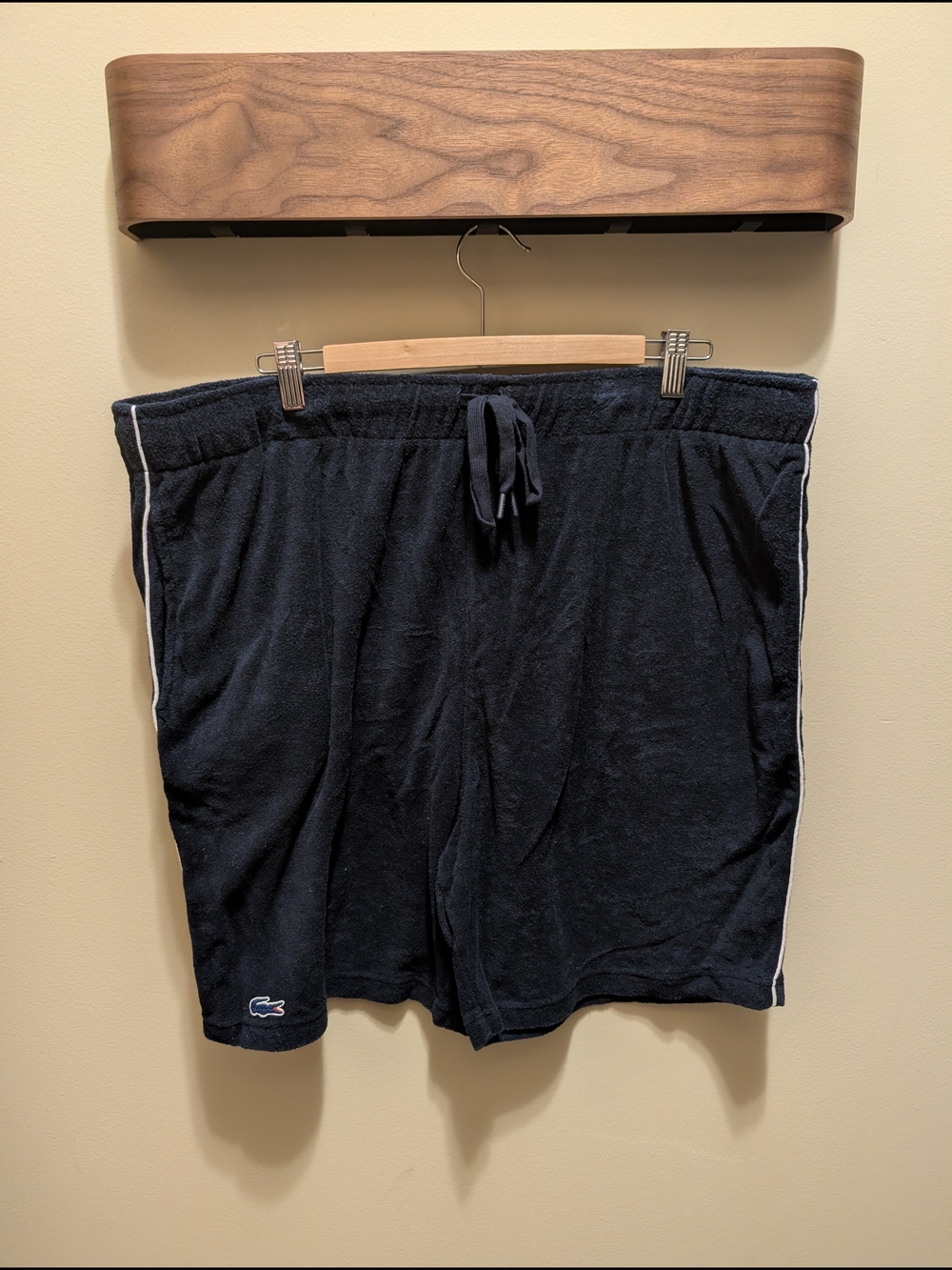 Lacoste Men's Navy Terry Shorts